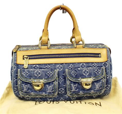 louis vuitton denim bag fake|Louis Vuitton monogram denim bag.